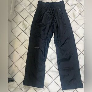 NWOT Marmot Women’s Small Black Nylon Waterproof Pants - Outdoor Hiking